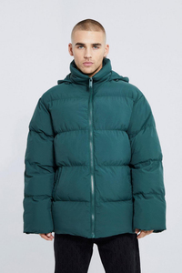 Wholesale Men'<b>s</b> Winter Outdoor <b>Jackets</b> with Custom Logo Collar Breathable Hooded Pullover Quilted Puffer <b>Jackets</b> Bubble <b>Jacket</b> - Product Image 1