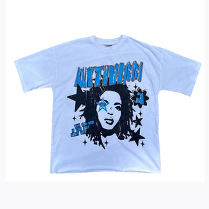 เสื้อยืดโอเวอร์ไซส์ TRENDION APPARELS สไตล์สตรีทแวร์ ผ้าหนา 220 กรัม ทรงหลวม คอกลม ผ้าเจอร์ซีย์คอตตอน 100% เป็นมิตรต่อสิ่งแวดล้อม ระบายอากาศได้ดี - Product Image 1