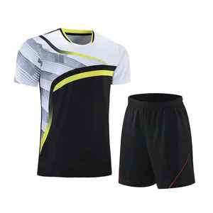 Conjuntos de Uniformes de Tenis para Hombre, Ropa Deportiva de Secado Rápido, Estilo Casual, con Estampado Digital, Malla Transpirable, para Práctica de Tenis - Product Image 4