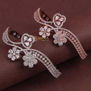 Crystal Flower Twig Bracelet - Product Image 2