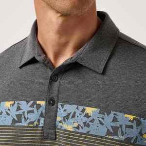 Fournisseur en gros de polos à manches courtes pour hommes, en tissu respirant, à séchage rapide, en coton mélangé, pour les sports d'été - Product Image 4