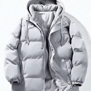 <b>Men</b>’s <b>Hooded</b> Puffer <b>Jacket</b> Winter Warm Quilted Outerwear Lightweight Insulated Casual Fashion Coat Wholesale Custom Exporter - Product Image 6