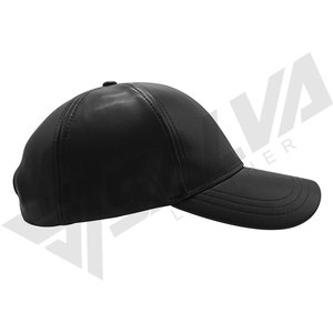 Casquettes unisexes vintage en cuir PU de haute qualité, imperméables, avec boucle de réglage métallique personnalisable, pour queue de cheval, sport et plein air - Product Image 3