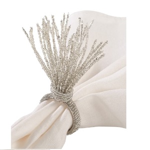 Anneau de serviette élégant de style luxueux, finition plaquée or, article de décoration, nouvelle arrivée, design élégant, anneau de serviette en métal - Product Image 5