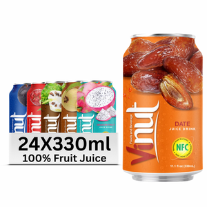 Bebida de Jugo de Dátil - 330 ml, Precio de Fábrica, Sin Azúcar, Muestra Gratuita para Marca Privada, Suministro de Vietnam - Product Image 1