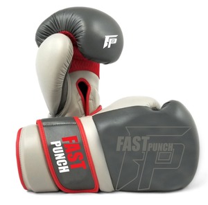 Guantes de Boxeo Personalizados Fast Punch, Guantes de Entrenamiento Negros de 16 oz, Guantes de Boxeo de Cuero PU, Guantes de Entrenamiento Personalizables - Product Image 2