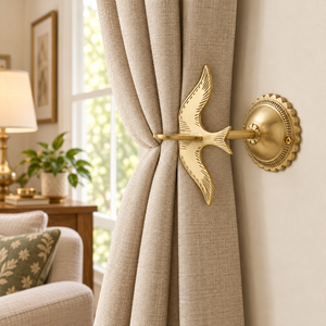 Support de rideau mural en métal doré de qualité supérieure pour la décoration de fenêtres de salon, chambre et hôtel de luxe - Fournisseur en gros - Product Image 2