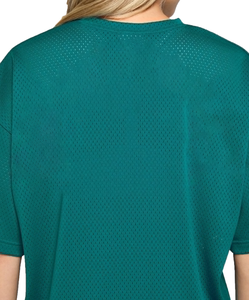 T-shirt pour femme à manches longues en micro-mesh, design personnalisable, coupe décontractée, coupe ajustée, appliques, respirant, écologique, été - Product Image 5