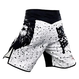 Shorts de MMA Unisex Personalizados de Fábrica, Sublimados, para Artes Marciales, Elásticos en 4 Direcciones, de Secado Rápido, Poliéster, Venta al Por Mayor OEM - Product Image 3