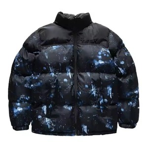 Veste matelassée personnalisée imprimée par sublimation pour homme et femme, coupe-vent et chaude, idéale pour l'hiver - Product Image 3
