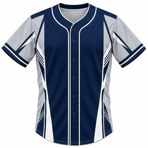 เสื้อเบสบอลแบบซับลิเมชั่น OEM แฟชั่นสั่งทำพิเศษ ปรับแต่งเสื้อเบสบอลและซอฟต์บอลแบบเปล่าได้ - Product Image 4