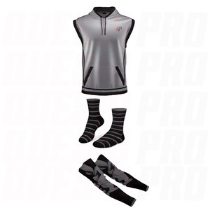 Tenues de basketball respirantes personnalisables, ensembles d'uniformes de basketball vierges, ensembles de compression, manchons de compression, chaussettes, sweats à capuche, sacs personnalisés - Product Image 4