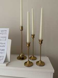 <b>Brass</b> <b>Candlestick</b> <b>Holder</b> Circular Home Decoration Durable - Product Image 3