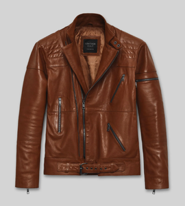 Veste en cuir pour homme, coupe-vent, veste en cuir pour homme et femme, styles personnalisés, Charlotte Burnt, plusieurs couleurs, veste en cuir 2006 - Product Image 1