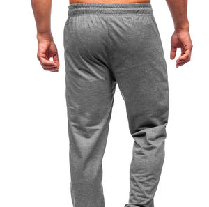 Pantalones Deportivos Casuales para Hombre, Cintura Elástica, Felpa Francesa de Alta Densidad, Logotipo Personalizado, Corte Recto, Talla Personalizable - Product Image 3