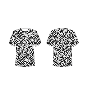 เสื้อยืดผู้ชายลายจุด แขนสั้น คอกลม ระบายอากาศได้ดี ทรงปกติ สวมใส่สบาย พิมพ์ลายด้วยเทคนิค Sublimation Transfer Print - Product Image 3