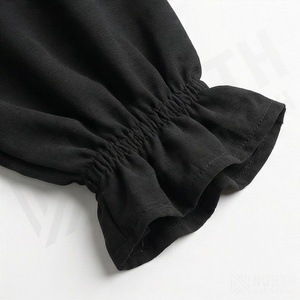 2025 OEM Kimono Outwear Abaya High Stretch Soft Thicker Polyester Fabric Muslim Women V Neck Long Sleeve Party Ramadan Wedding - Product Image 5