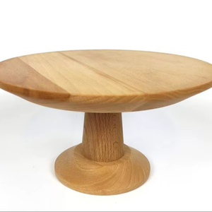 ฐานวางเค้กไม้รูปทรงโค้งมน ดีไซน์ธรรมชาติ ทำด้วยมือ สไตล์เฟิงสุ่ย รูปเทวดา สำหรับงานเลี้ยงวันเกิดและงานเฉลิมฉลองต่างๆ - Product Image 6