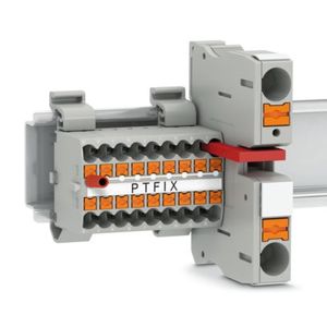 Bloque de Terminales Cerámico PTFIX 6/6X2.5-NS35A RD, Conexión por Perno, 150A, Bloque de Distribución de 2 Polos, 3273202 - Product Image 4
