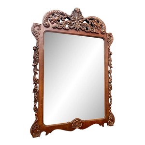 Handmade Mahogany Wooden Wall <b>Mirror</b> Decorative Oval Frame - Product Image 3