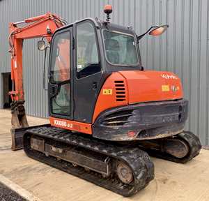 Excavadora Kubota KX080-4, Excavadora de Cadenas, Equipo de Construcción Compacto Usado de Alta Resistencia, Excelente Estado de Funcionamiento - Product Image 2