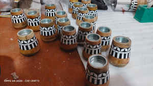 Quemador de incienso árabe de calidad superior, portavelas de madera con incrustaciones de perlas Madre, Mabkhara Al Bakhoor, madera árabe de calidad superior - Product Image 4