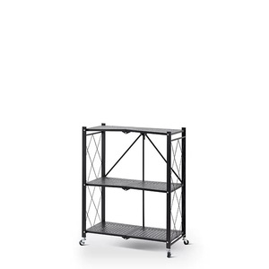 Étagère pliante pliable en métal à plusieurs niveaux pour la salle de bain, la cuisine et le salon. - Product Image 3