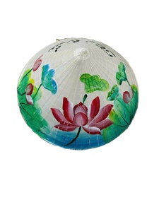 Chapeau de paille vietnamien décoratif fait main, décoration murale asiatique, livraison rapide, fournisseur en gros - Product Image 5