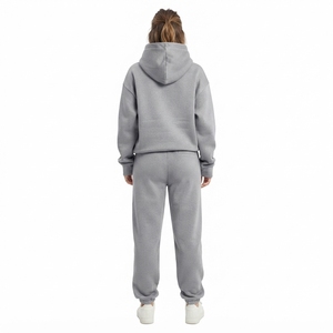 <b>Women</b>’s Casual Hoodie <b>Jogger</b> Set Soft <b>Fleece</b> Pullover Sweatshirt Matching Pants Two Piece Loungewear Tracksuit - Product Image 2