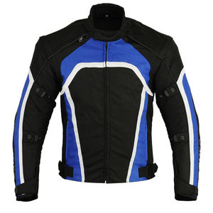 Chaqueta de Motociclismo para Hombre, de Cordura Textil, Resistente al Viento, Transpirable, con Protección Reflectante, para Turismo - Product Image 1