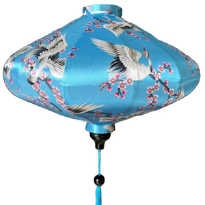 Vietnam Silk <b>Lantern</b> Handcrafted Fabric Artistic Hanging <b>Lantern</b> For Premium Event Wedding Hotel Restaurant Home Decor Style - Product Image 1