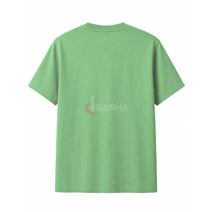 T-shirt court vintage surdimensionné de haute qualité avec broderie et patchs usés, logo personnalisé, vente en gros OEM en vrac - Product Image 2