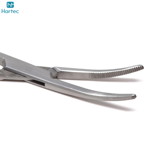 Stainless Steel Multi Use Kelly Hemostat Forceps with <b>Half</b> Serrated Jaws Best Product Golden Handle Non <b>Slip</b> Surgical Instrument - Product Image 6