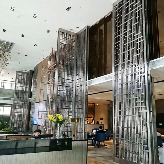 High Precision CNC Carved Aluminum Screen Custom Pattern Decorative Metal Partition for Commercial & Residential