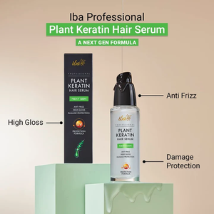 Coffrets de Soins Capillaires Halal Végétaliens : Sérum Capillaire à la Kératine Végétale, Huile d'Argan, Protection UV, Réparation Cheveux Secs et Abîmés, Anti-Frisottis, Lisse et Brillant - Product Image 4