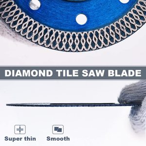 Lame diamantée robuste de 4 pouces pour la coupe rapide des carreaux de céramique et de porcelaine - Product Image 3