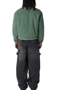 Veste en toile vintage personnalisée avec logo du fabricant, veste de travail d'hiver pour hommes, veste de mécanicien en toile lavée - Product Image 5