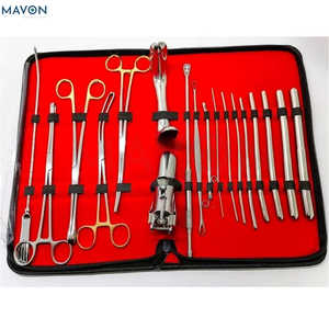 Juego de Instrumentos Quirúrgicos Médicos Manuales Aprobados, Precio al por Mayor, Kit de Ginecología de 9 Piezas de Acero Inoxidable - Product Image 5