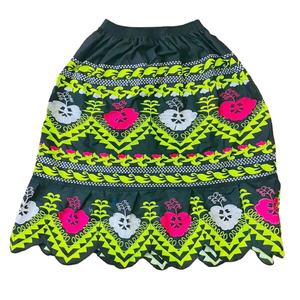 Jupes brodées au sol pour femmes de haute qualité Taille naturelle Casual Micronésie Îles Tribal Pohnpeian Design - Product Image 2