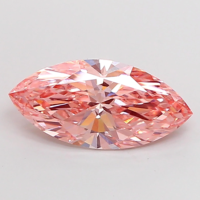 Diamante Rosa de Corte Marquesa, Cultivado en Laboratorio, Certificado IGI, 5-7 Quilates, para Joyería