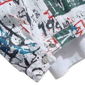 Premium Casual Custom Sublimation Printing Finish High Street Style 100% Cotton <b>Denim</b> <b>Jacket</b> For Men - Product Image 6