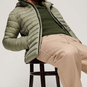 Chaqueta de Plumón de Nailon de Alta Calidad para Hombre, Chaqueta de Invierno Acolchada, Cortavientos, Talla Grande, Transpirable, Personalizable, OEM - Product Image 3