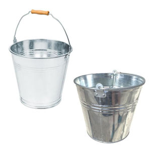 Cubos de metal galvanizado al por mayor con asa de transporte para tareas en interiores y exteriores, jardinería y residuos de fuego al mejor precio - Product Image 1