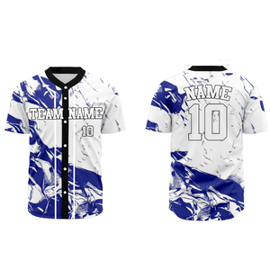 Maillot de baseball personnalisé en tissu doux et léger, sublimation, grande taille, coupe confortable, respirant, haute qualité, nouvelle arrivée - Product Image 6