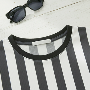 Camiseta de Alta Demanda para Mujer en Gris con Detalles en Negro, Producto de Venta Caliente en la Industria de Ropa Femenina con Logotipo Personalizado - Product Image 6