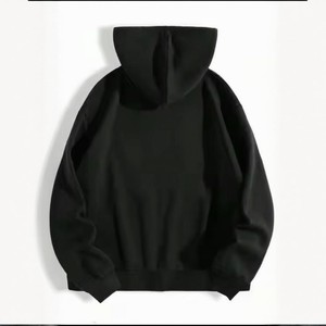 Sudadera con Capucha Unisex de Diseño de Mariposa Personalizado, Patrón Sólido, Lavado Ácido, 100% Algodón, Estilo Oversize, Decorada con Pedrería - Product Image 4
