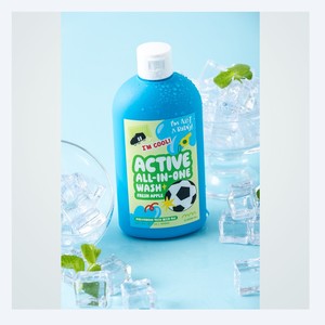 Gel douche et shampoing tout-en-un pour bébé I'm Not a Baby, senteur pêche douce et pomme fraîche, 300ml - Product Image 3