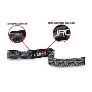 Sangles de musculation en coton à motif camouflage, coutures renforcées, ajustement réglable, poignées antidérapantes en silicone, design léger - Product Image 2