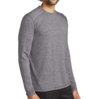 T-shirt à manches longues personnalisé pour hommes, design d'entreprise, logo d'équipe, texte, image, chemises en coton ultra doux, sweat-shirt en gros, unisexe