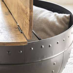 Table basse Vandana Aston Orion en bois de manguier et métal - Product Image 6